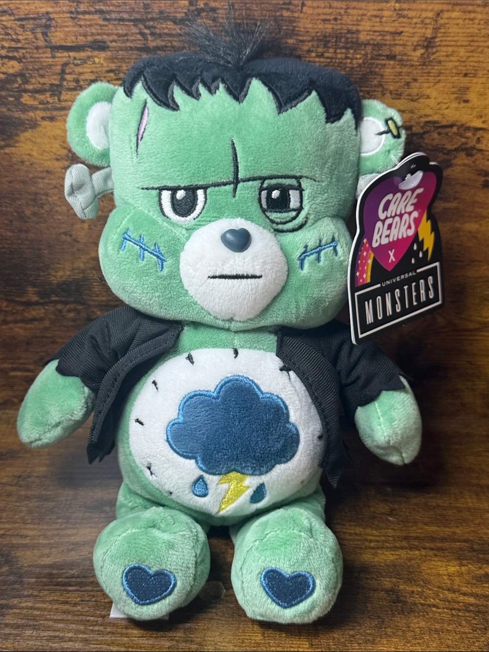 Care Bears x Monsters Grumpy Bear Frankenstein's Monster Limited Edition - Picture 2 of 10